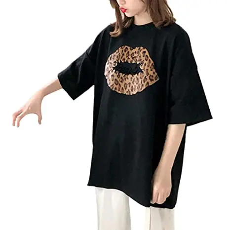 Kaus Katun Kustom Kasual Musim Panas 