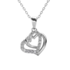 Brass With 18k White Gold Plated Necklace