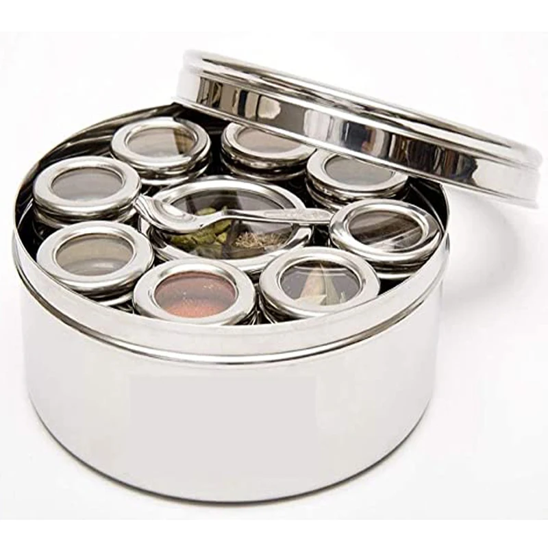 Stainless Steel Masala Dabba - Diamond Trading Inc