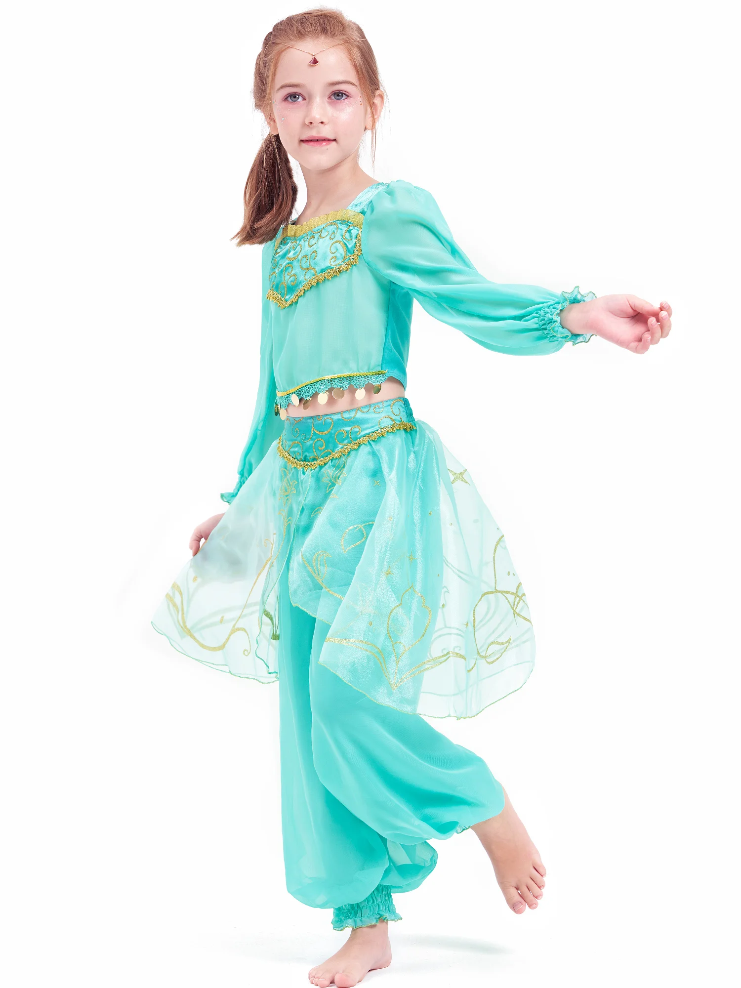 JASMINE Aladdin Deluxe Adult Princess Professional Costume Mascots