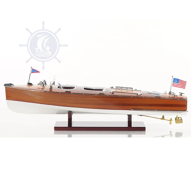 Chris Craft Triple Cockpitclearance Model Ship 62 Cm Handcrafted