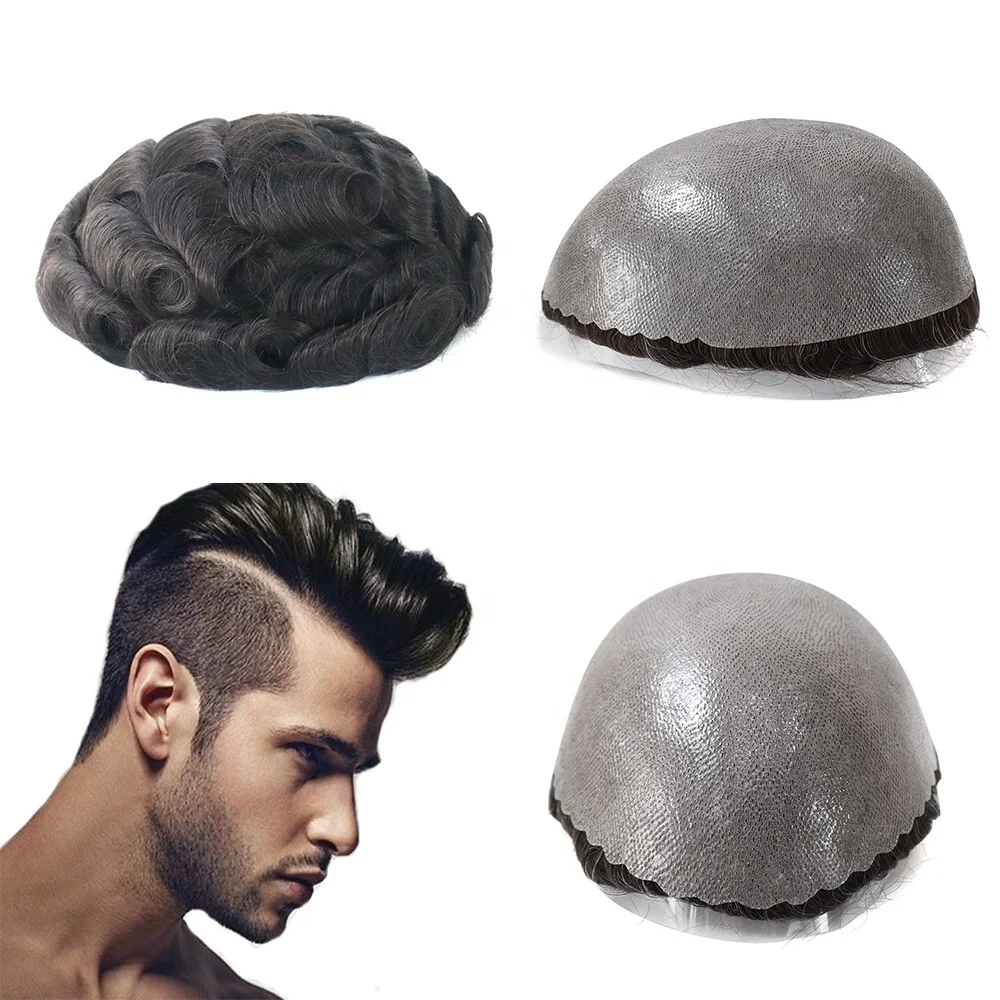 Durable Knotted Skin Pu 12-14mm Male Wig Human Hair Toupee Hair Replacement  Prosthesis Cheap Men Toupee Human Hair - Buy Human Hair Toupee,Male  Wig,Hair Prosthesis Product on Alibaba.com