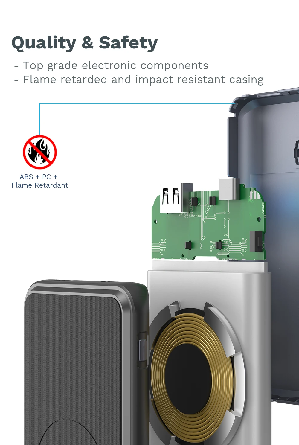 for iPhone 12 Magsafe Power Bank 10000mAh Portable 10W 15W Wireless Phone Charger Magnetic Power Bank