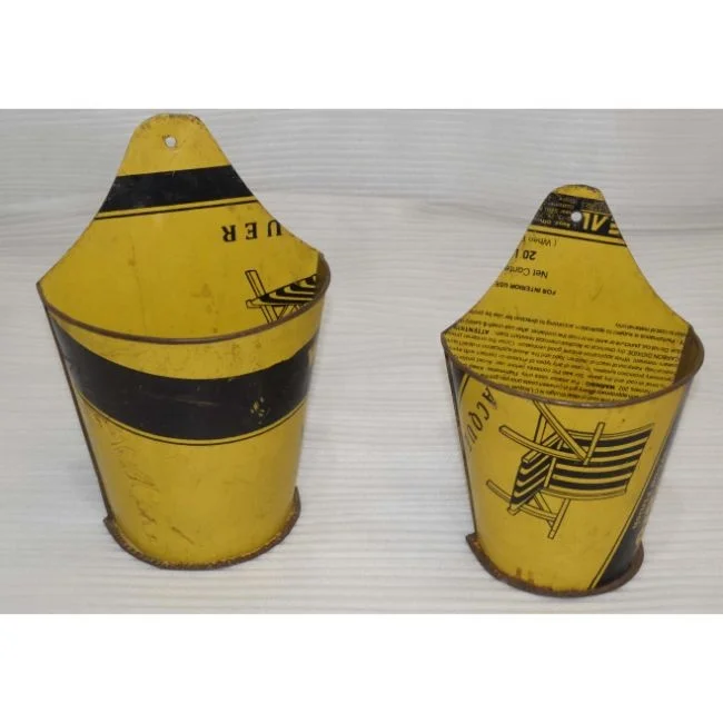 Antique Indian Ethnic Folk Art Rural Craft Reclaimed Old Pot Planter