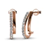 S925 With 18k Rose Gold Plated Women Earrings