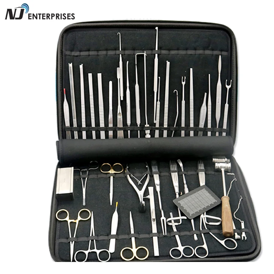 39 Pcs Plastic Surgical Instruments Set With Nasal Forceps Surgical Scissors Instruments Kits