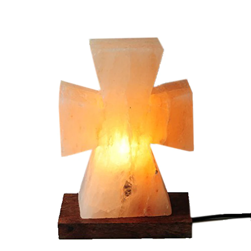 cross shaped salt lamp