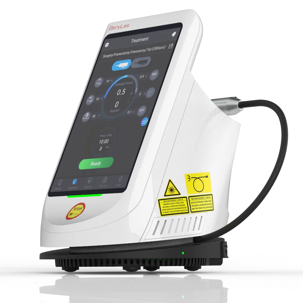Dental Diode Laser With 450nm 650nm 980nm Three Wavelength In Laser
