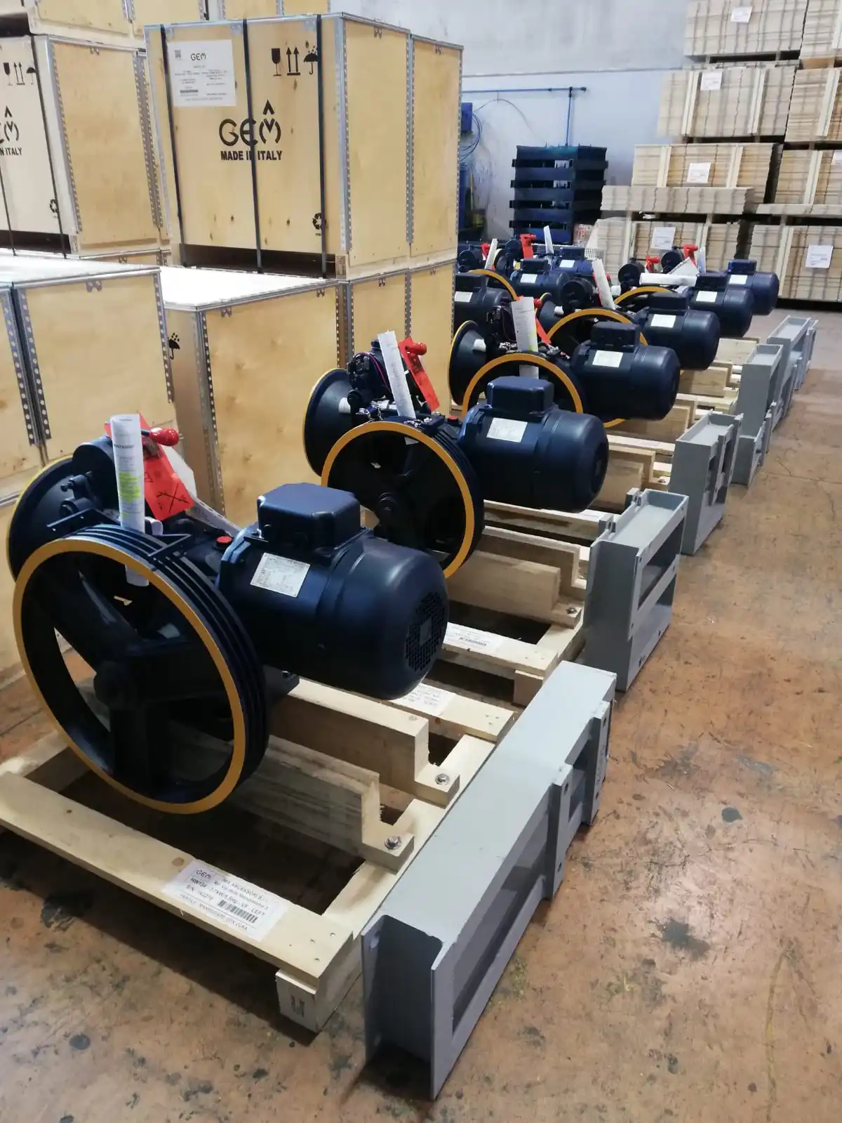 Made In Italy Traction Machine Geared Hw135 Best Quality Electric Motor