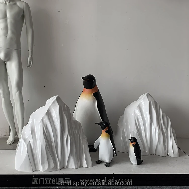 樹脂氷山ペンギン像窓ディスプレイ小道具サプライヤー| Alibaba.com