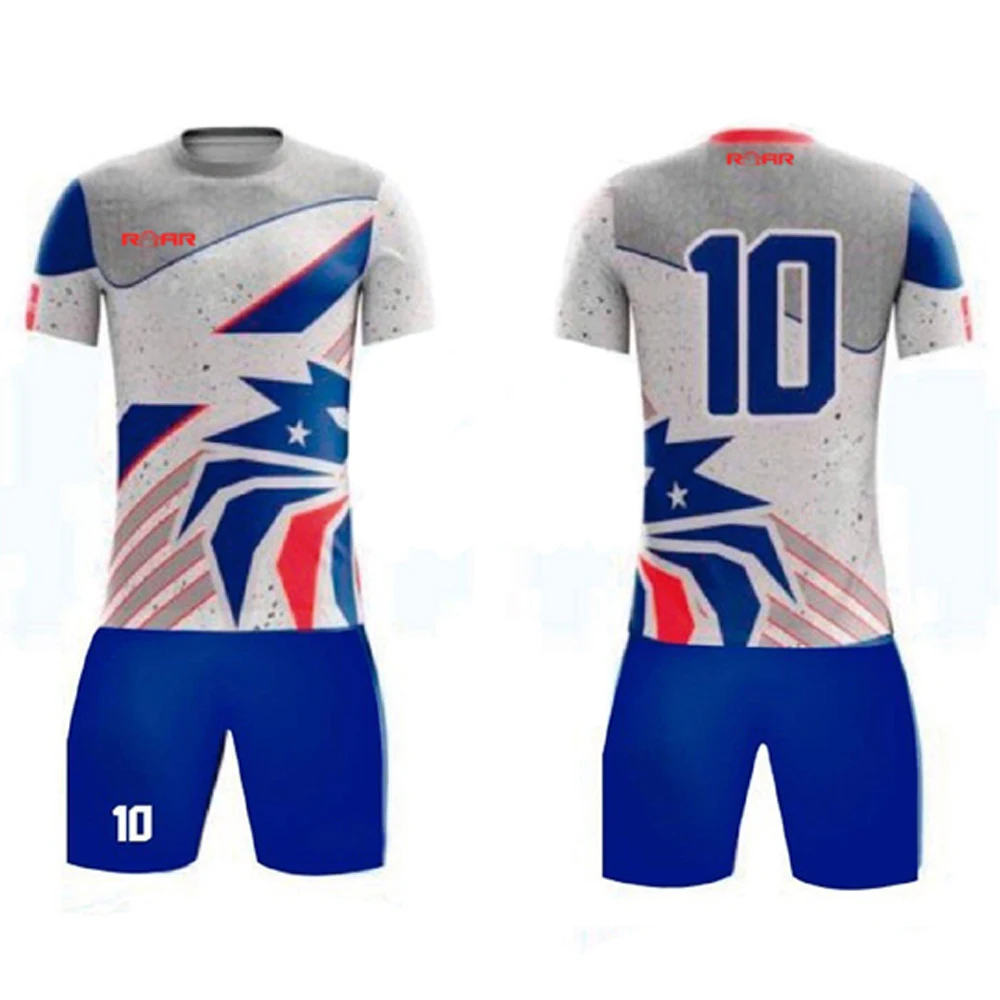 Men's Sports Wear 100polyester Soccer Uniforms Wholesale Price Half
