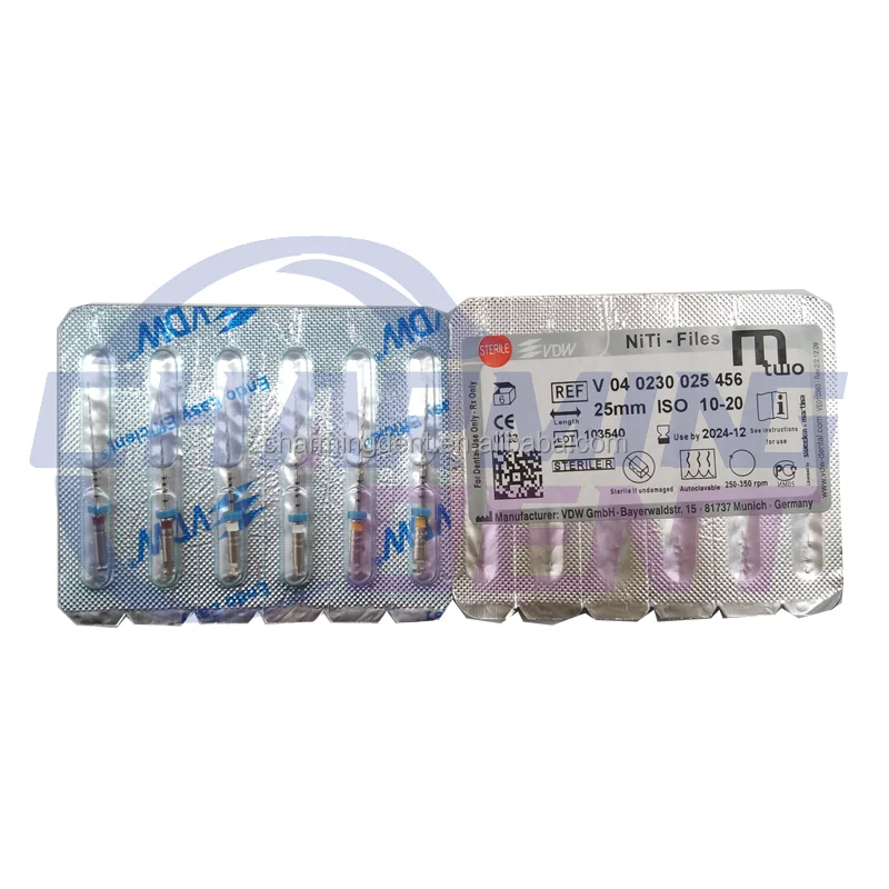 Dental Rotary Instruments Endodontic Germany Vdw File Mtwo Endo Rotary