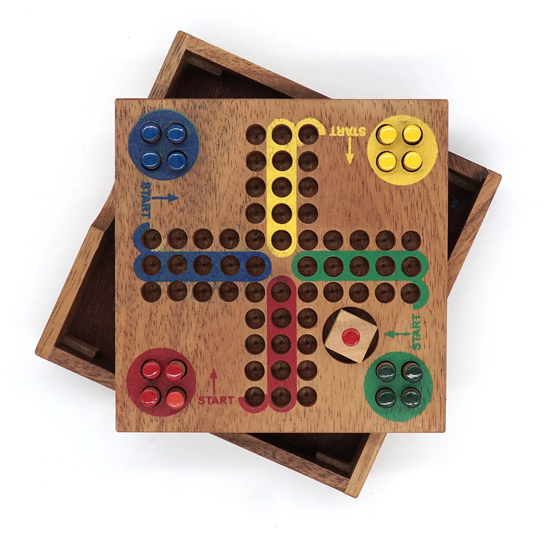 Ludo - Wooden Classic Game-136V