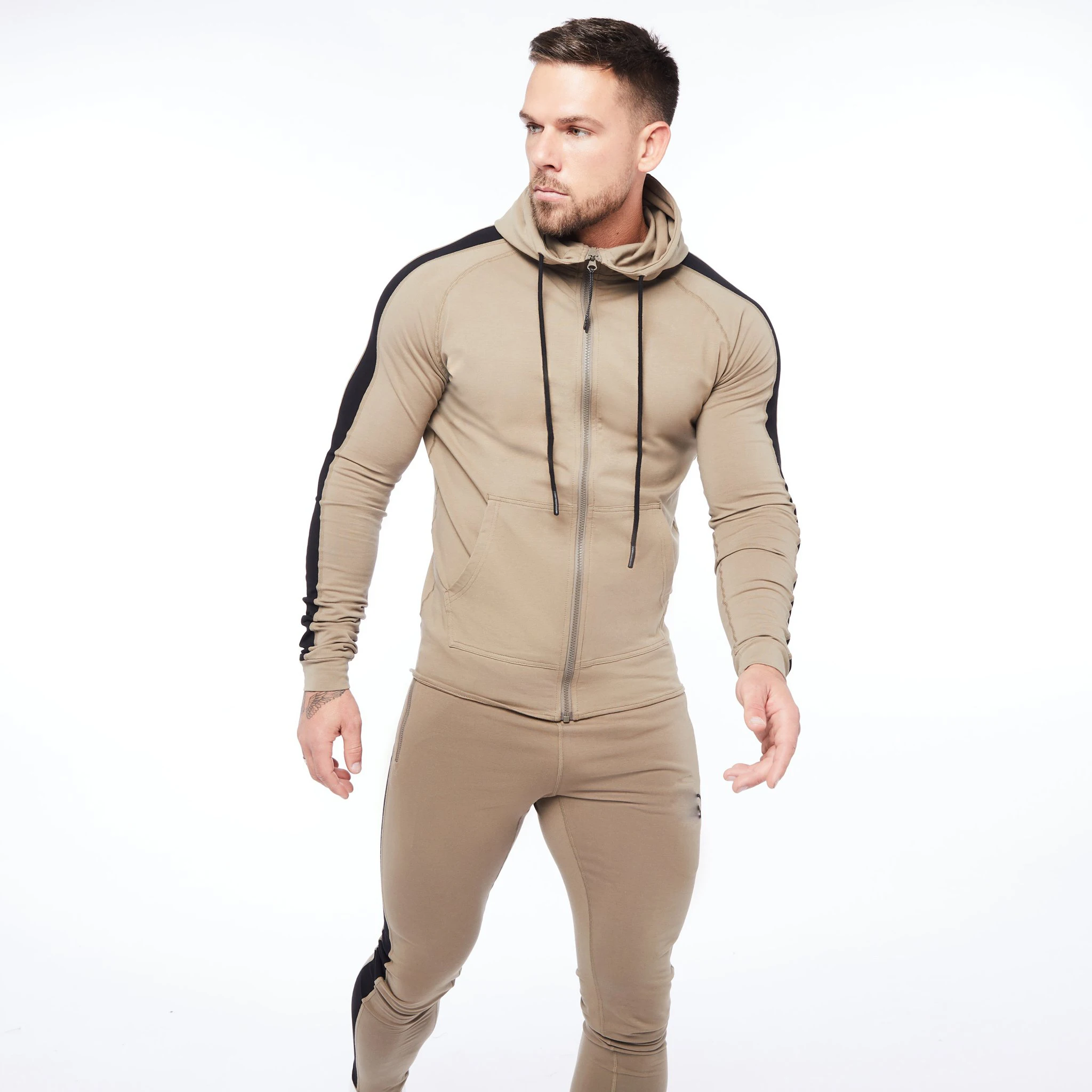 designer zipper moletom com capuzs