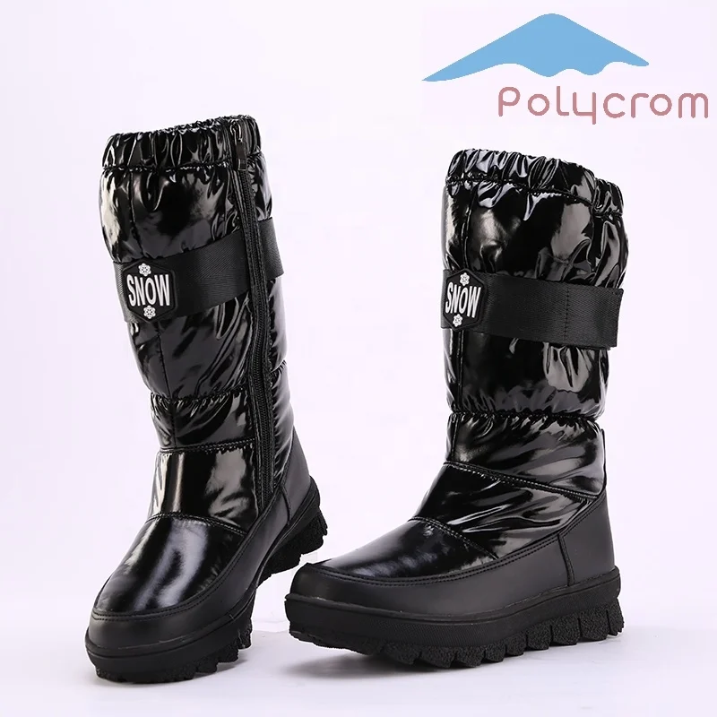 Amazon.com: Botas de nieve para mujer, zapatos de invierno con forro de  piel, botas cálidas sin cordones para mujer, botas impermeables cómodas al  aire libre antideslizantes : Ropa, Zapatos y Joyería