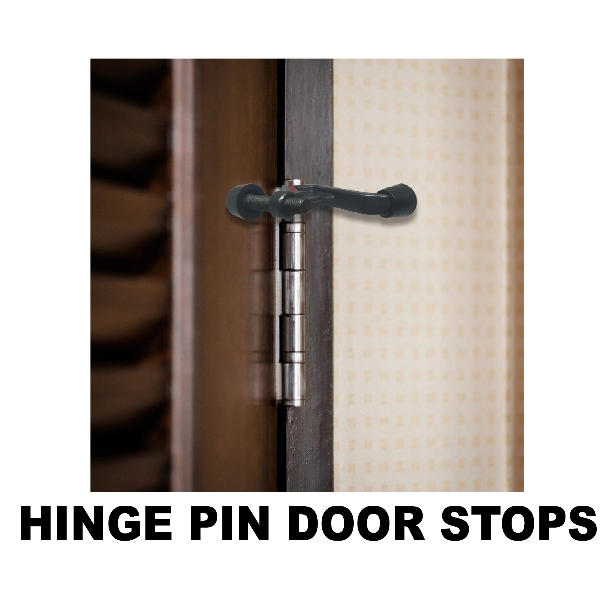 Durable Heavy Duty A Style Hinge Pin Door Stop Black Buy