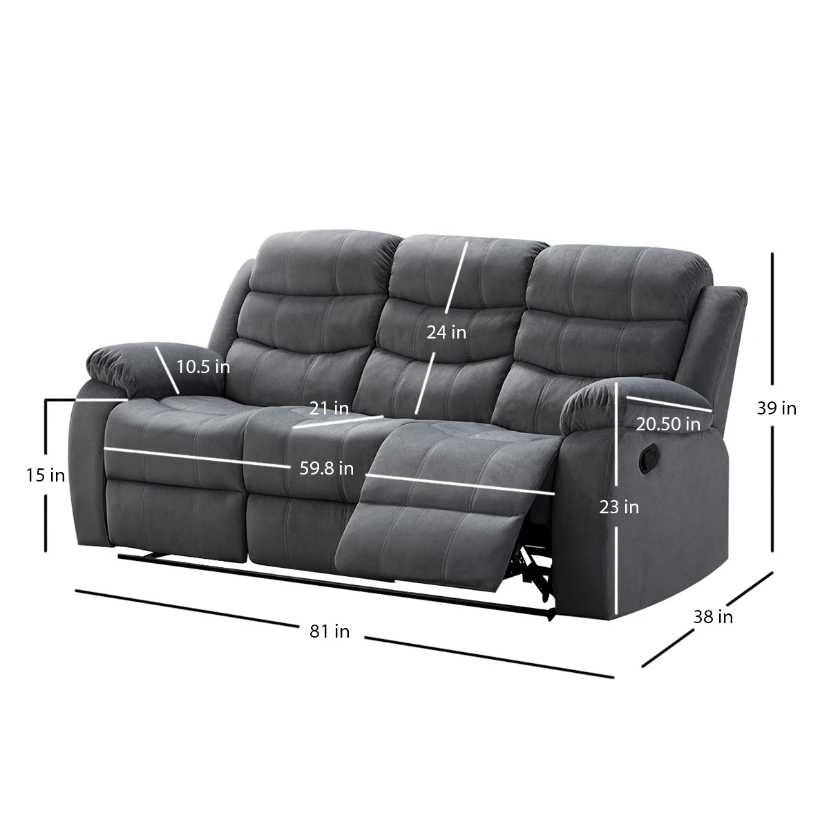 New Style Modern Reclinable Wide Power Electric Standard 1 2 3 4 5 6 7 ...