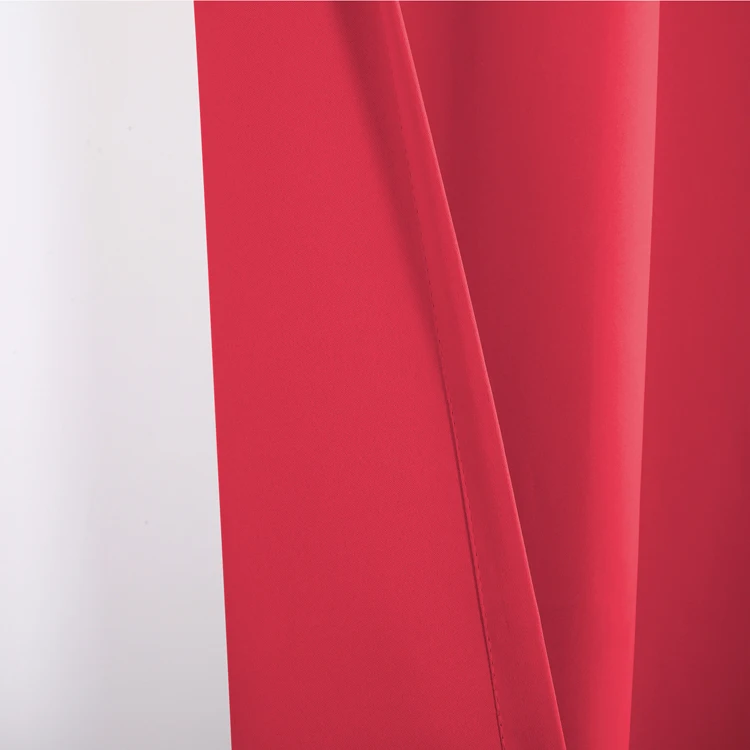 100% Polyester simple curtain design European Home curtain fabric ready made Window Hotel curtains made in china