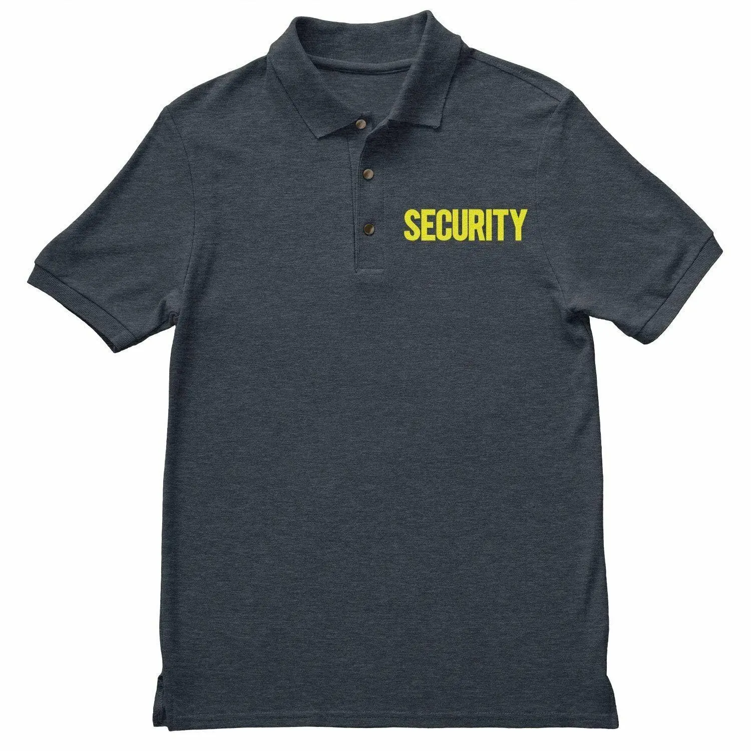 soft breathable short sleeve security polo shirt security