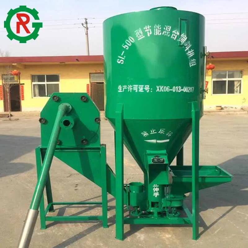 Pig Cow Cattle Feed Mixer Grinder Machine