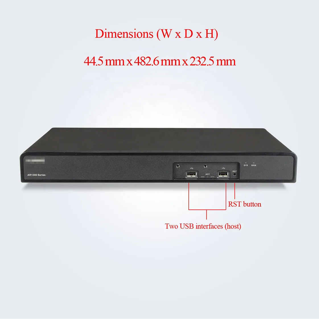 Корпоративный маршрутизатор AR1220E беспроводной высокого