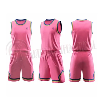 Wholesales custom sublimation printing blank basketball uniform design