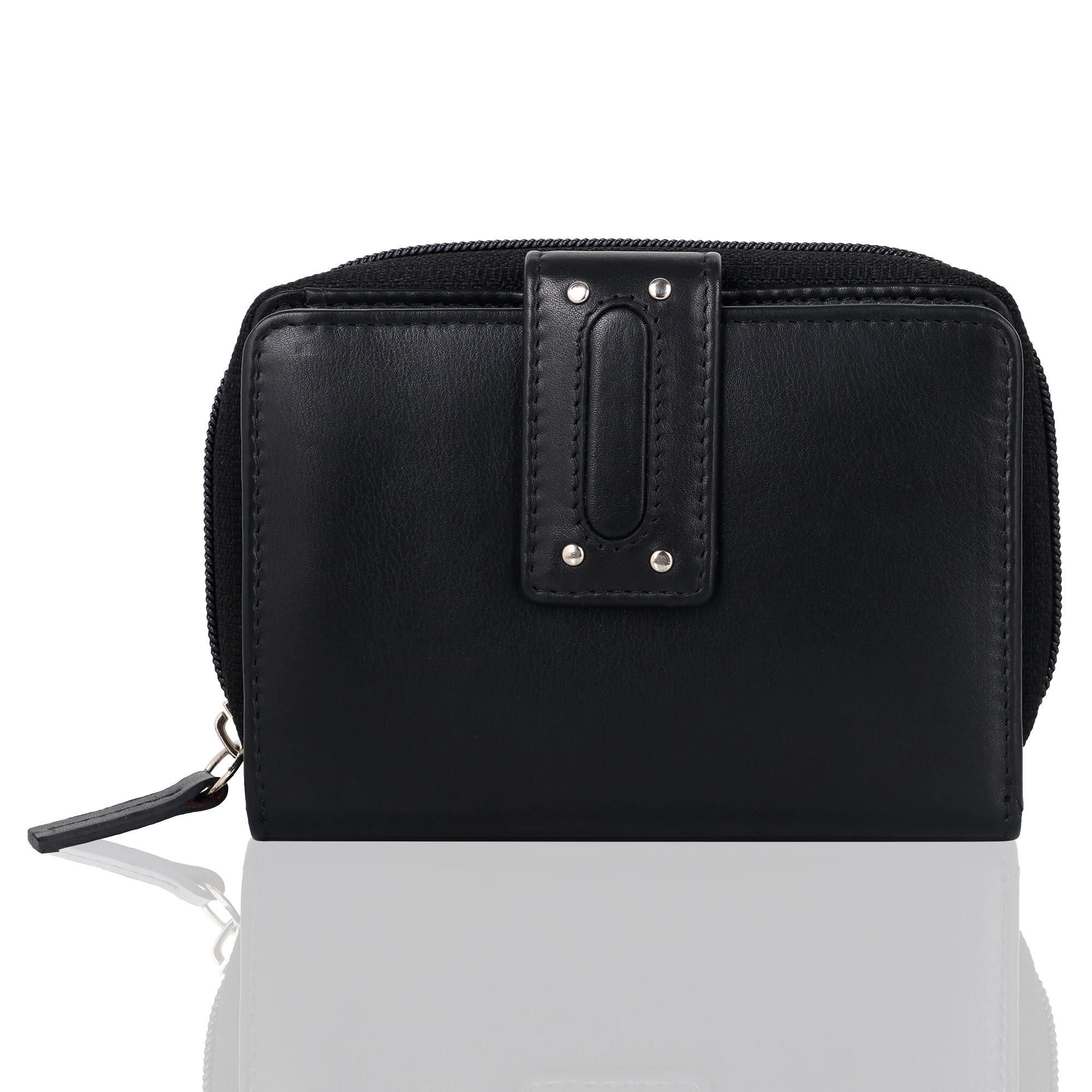 genuine leather clutch