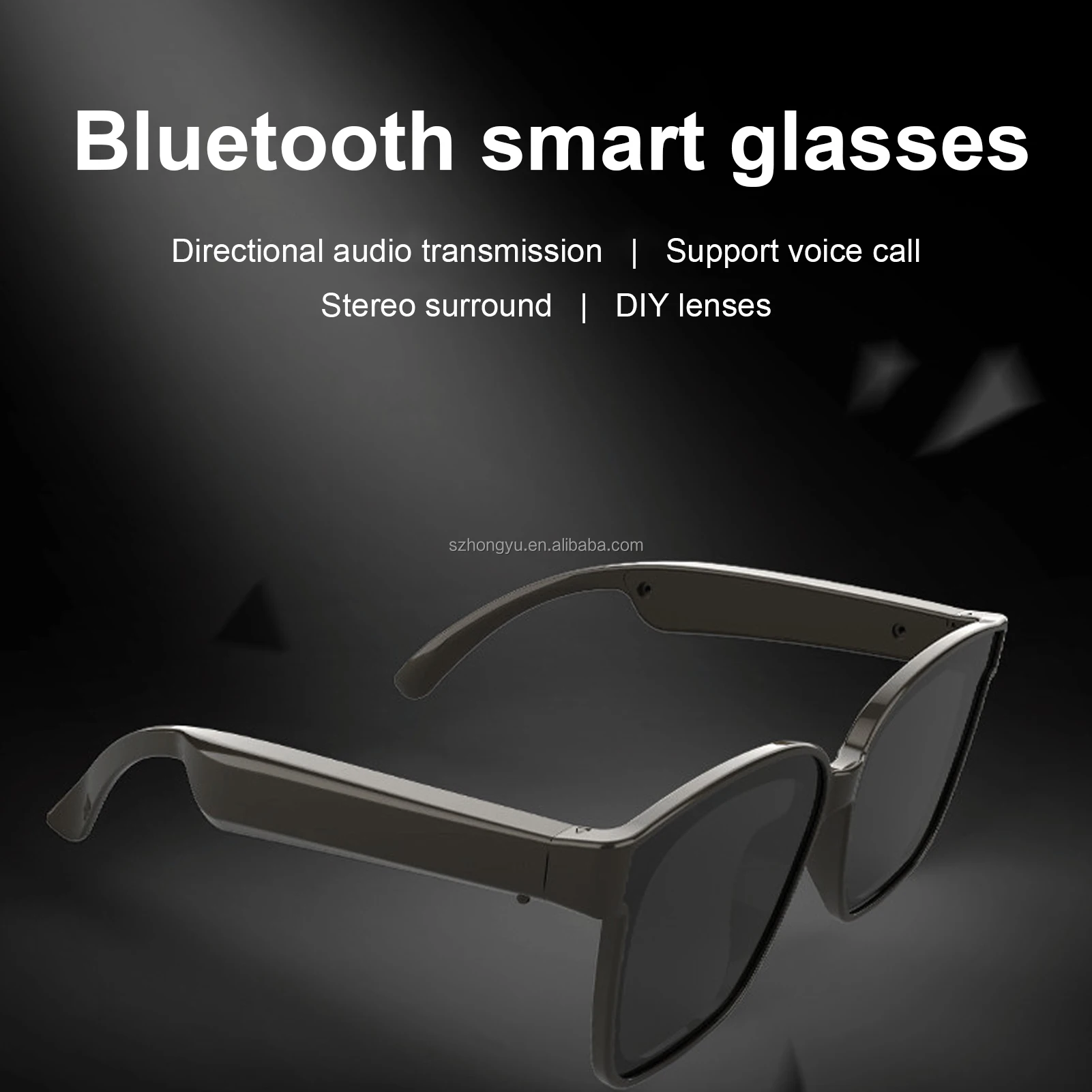 Open Ear Tws Glasses Bluetooth 5.0 Music Eyeglasses With Speaker ...