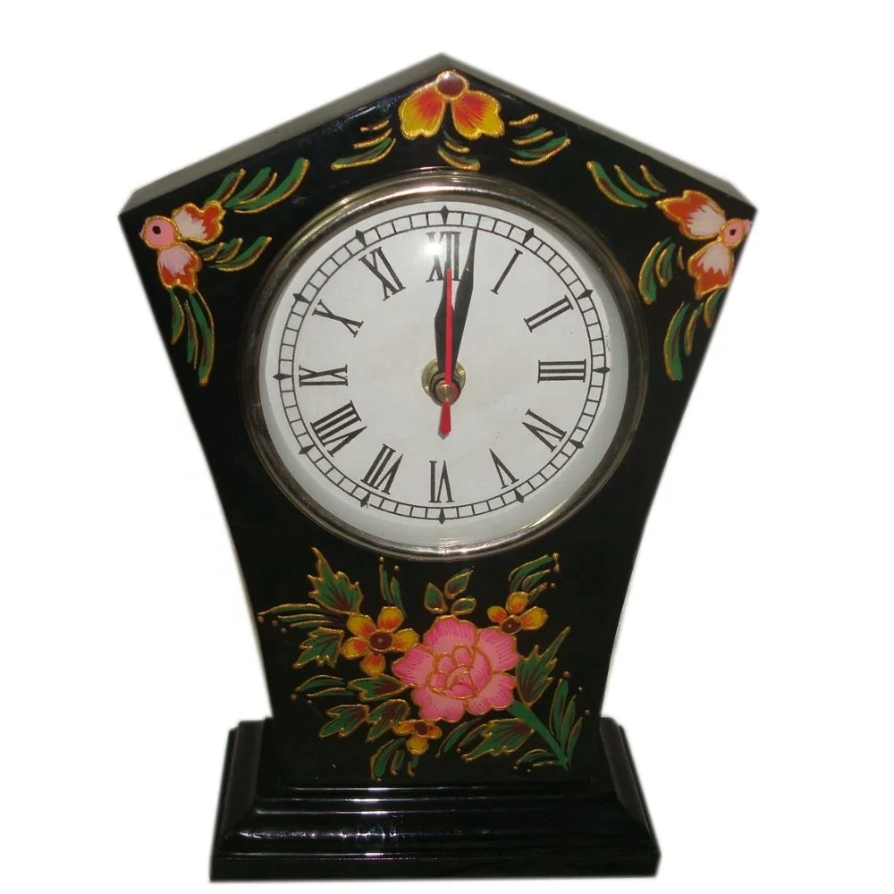 High Quality Triangle Shape Home Decorative Table Clock