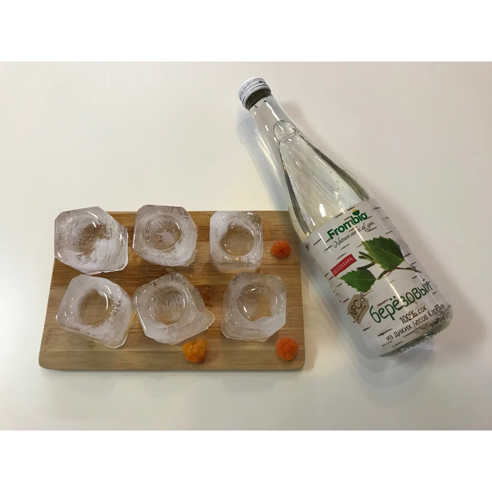 Great quality organic Karelian birch tree juice in glass bottles, natural soft drinks