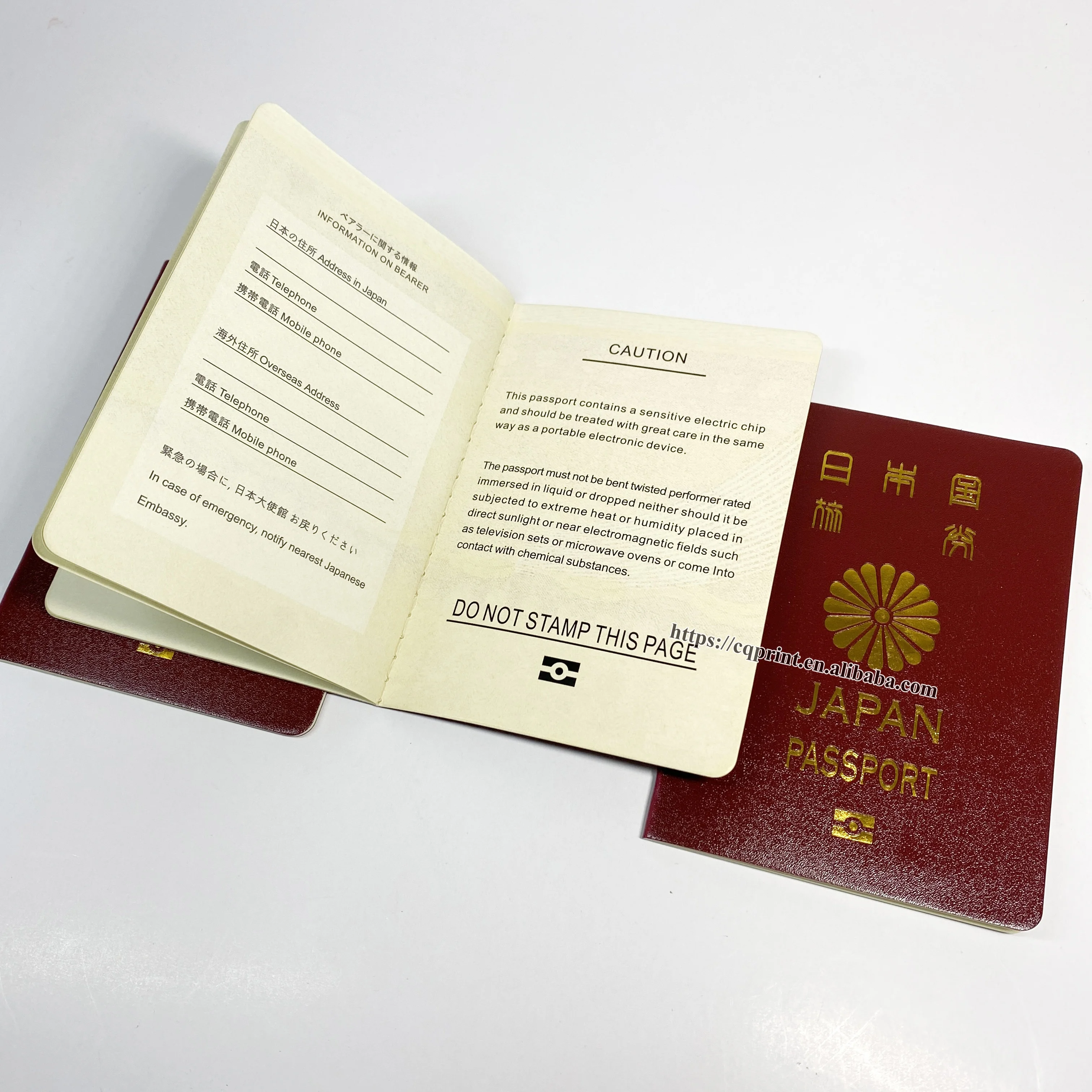 Wholesale Custom Prop Passport Printing in High Quality Certificates for Children or Company Clubs