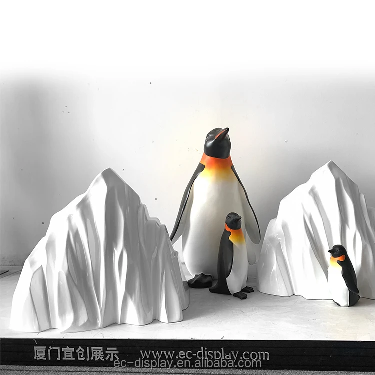 樹脂氷山ペンギン像窓ディスプレイ小道具サプライヤー| Alibaba.com