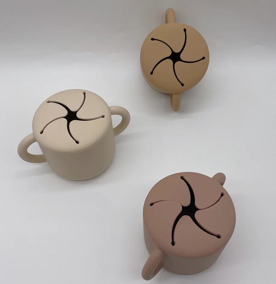 Силиконовая кружка для закусок малышей 100% пищевой силиконовый материал