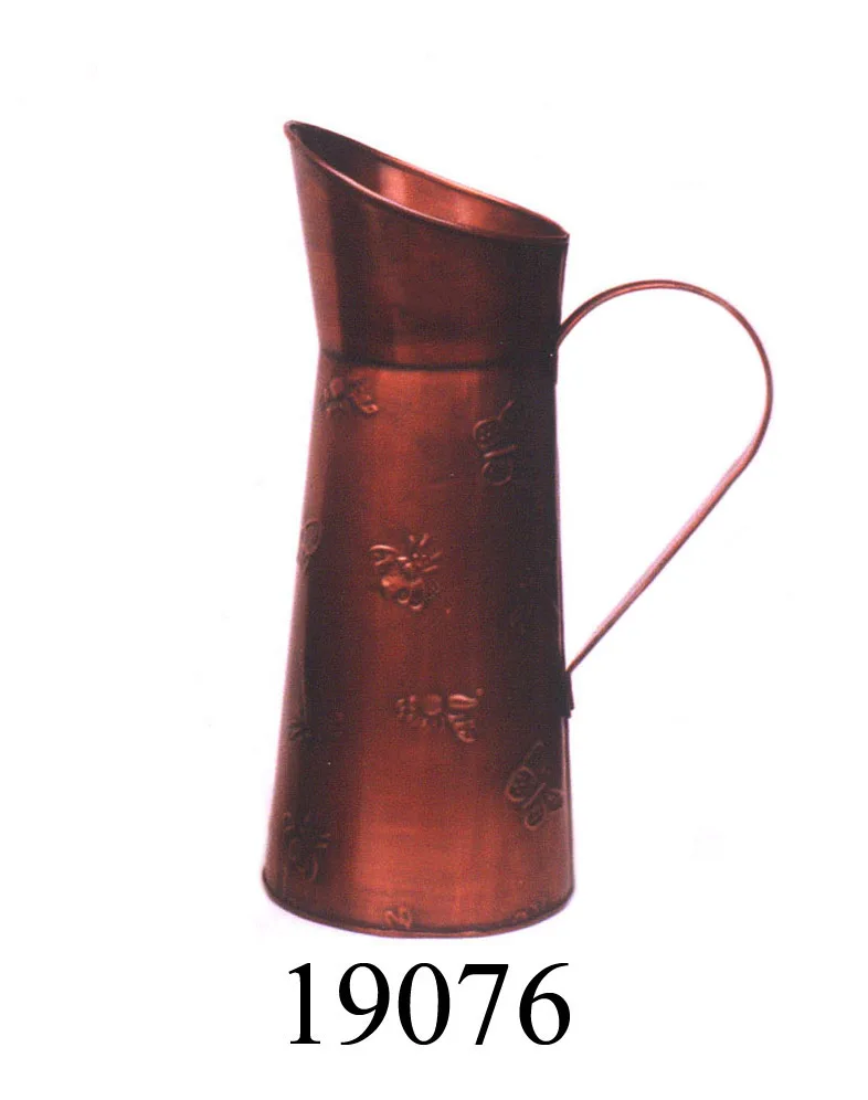 Новое поступление, кувшин для воды в саду, деревенский металлический кувшин для полива сада с ручками, винтажный редкий металлический кувшин