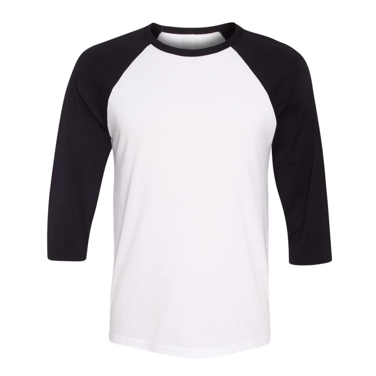 New Fashion 100% Cotton Raglan Sleeve Men's 3/4 Sleeve Custom Baseball ...