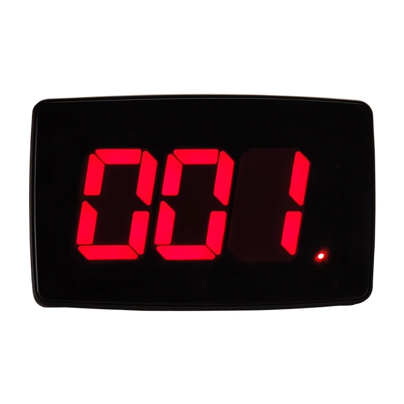 Wireless Restaurant 433MHz Waiter Calling LED Counter Display Cafe Call Bell System
