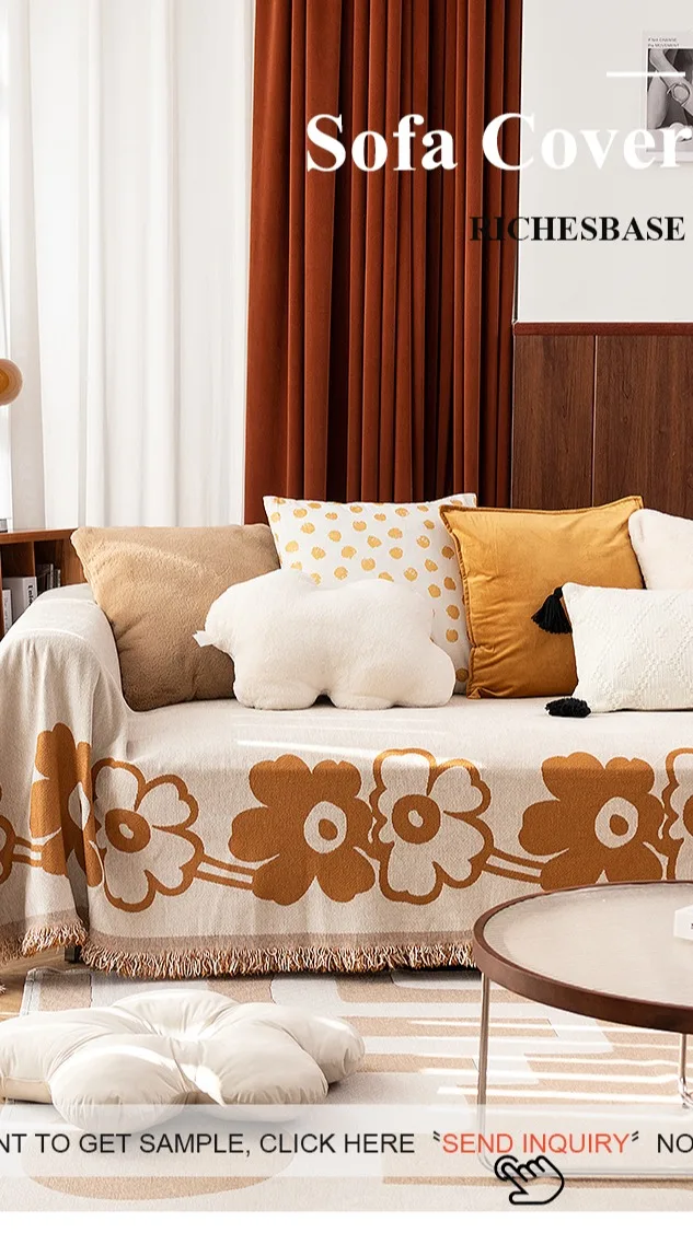 New Arrival Modern Black White Yarndyed Jacquard Checkerboard Living