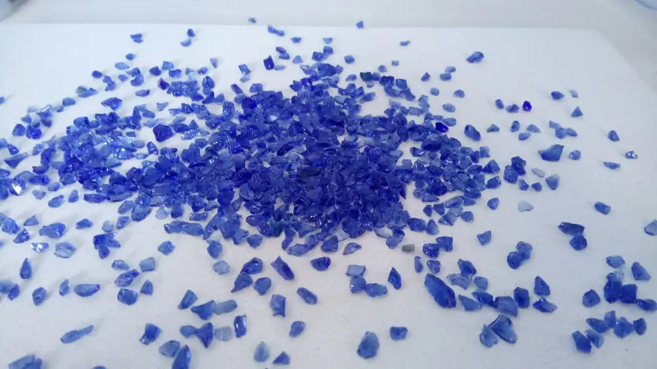 Pierres de verre concassées, remplissage de résine pour bricolage, moule en résine époxy, pierre cassée irrégulière, décoration Nail Art, fabrication de bijoux, 60 g/boîte  36