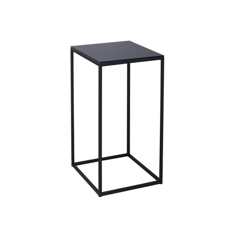 black metal frame end table