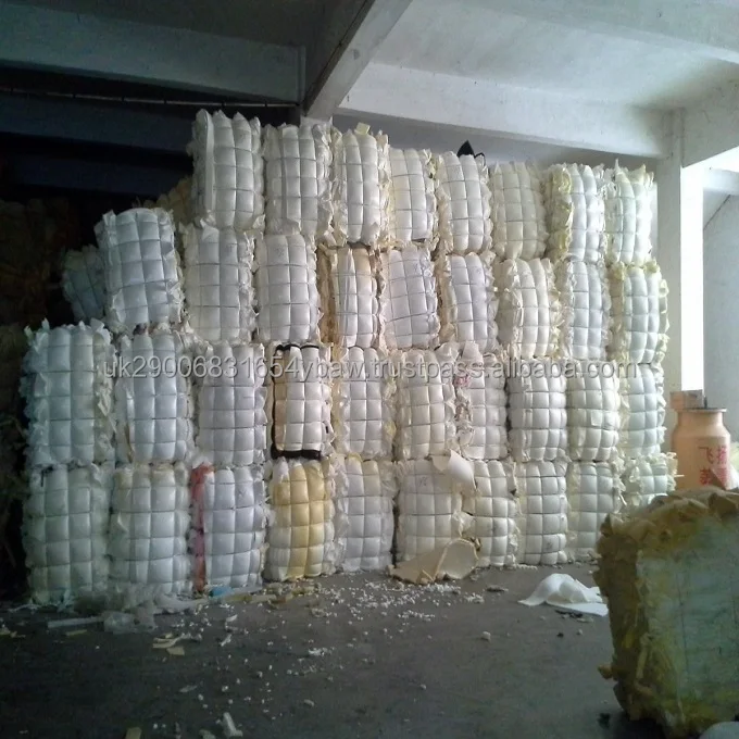 Mix Color Waste Film Pu Foam Scrap 40d Memory Foam Scrap In Blocks