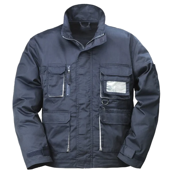 Navy Workwear Jacket Uniforms for Men | Custom Work Jackets