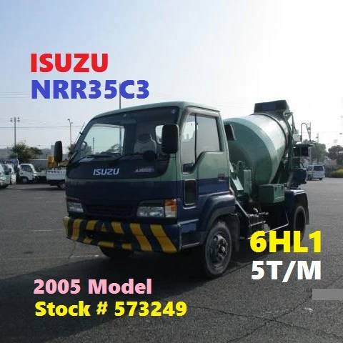 Used ISUZU Bulk Cheap Price Concrete Mixing Truck Cement Mixers