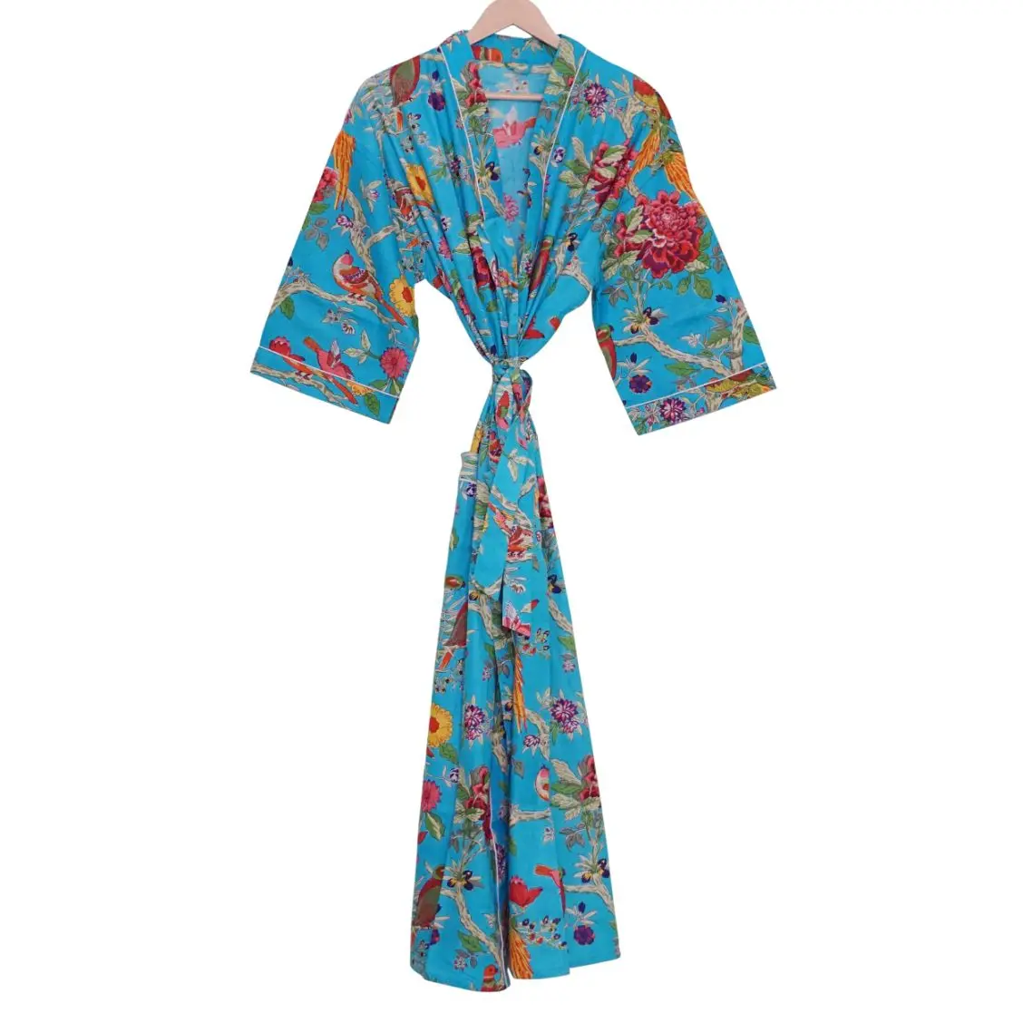 Indian Kaftan Top Vintage Kimono Boho Kimono Kimono Jacket Kimono Robe Silk Kimono Kimono Sleeves Sari Kimono Upcycled Sari Kimono