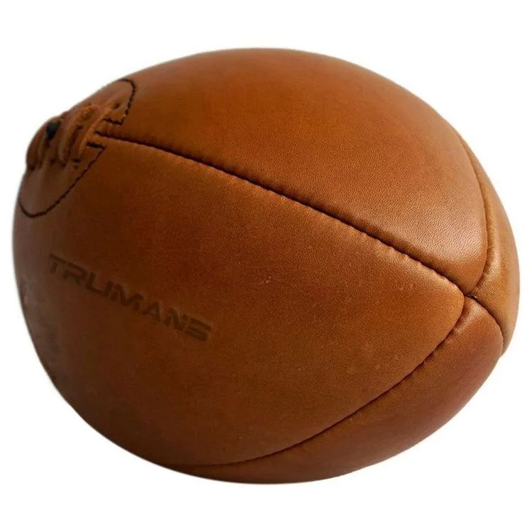 ヴィンテージ本革手作りサッカーオールドスタイル手作りサッカー