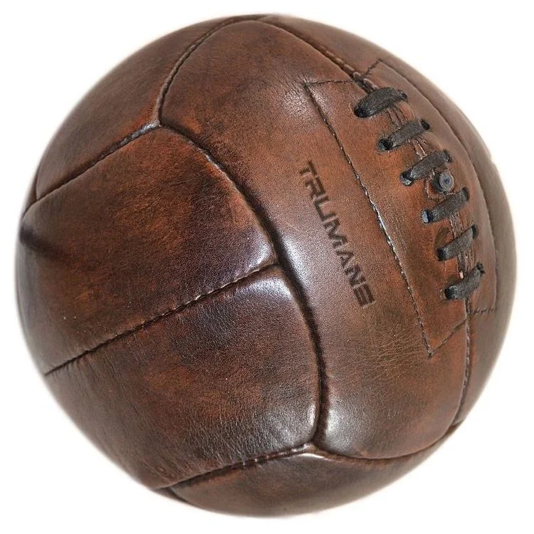 Pallone WC 1950 Stile Vintage – Vera Pelle 12 Pannelli, Taglia 5