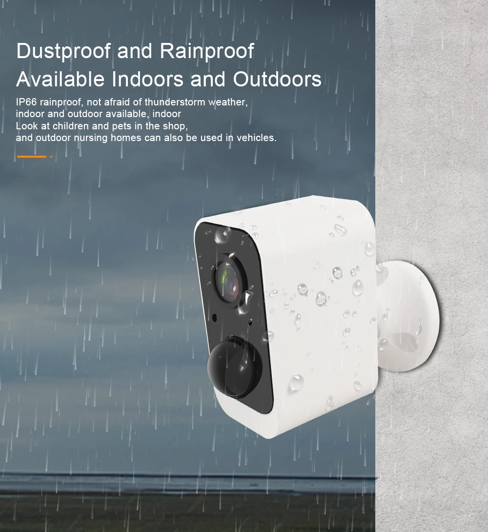 Battery Power Wireless Camera Outdoor Pro Waterproof Long Battery Life Similar Eufycam Vivint WIFI Camara