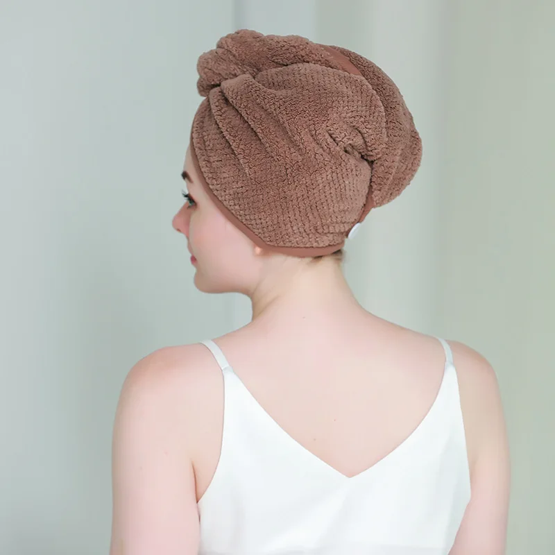 Супермягкое плюшевое полотенце для волос, быстросохнущее бытовое полотенце из микрофибры, головной платок, фен для волос, полотенце, полотенца из микрофибры