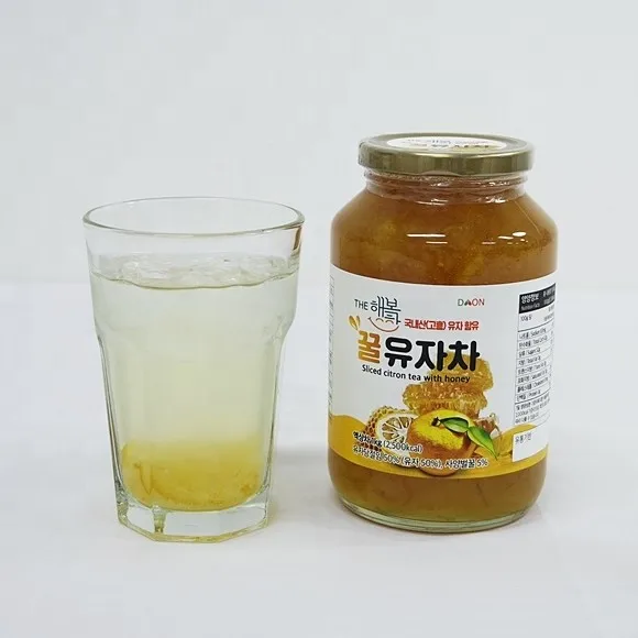korean premium citron tea with honey natural nutrient liquid