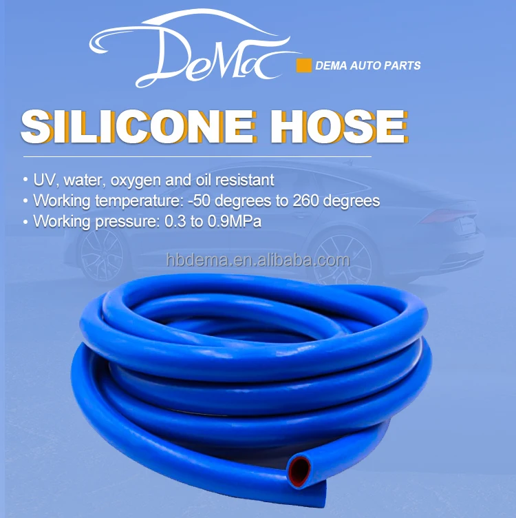 Insulated Silicone Hose Hoge Druk Braided Silicone Automotive Hose