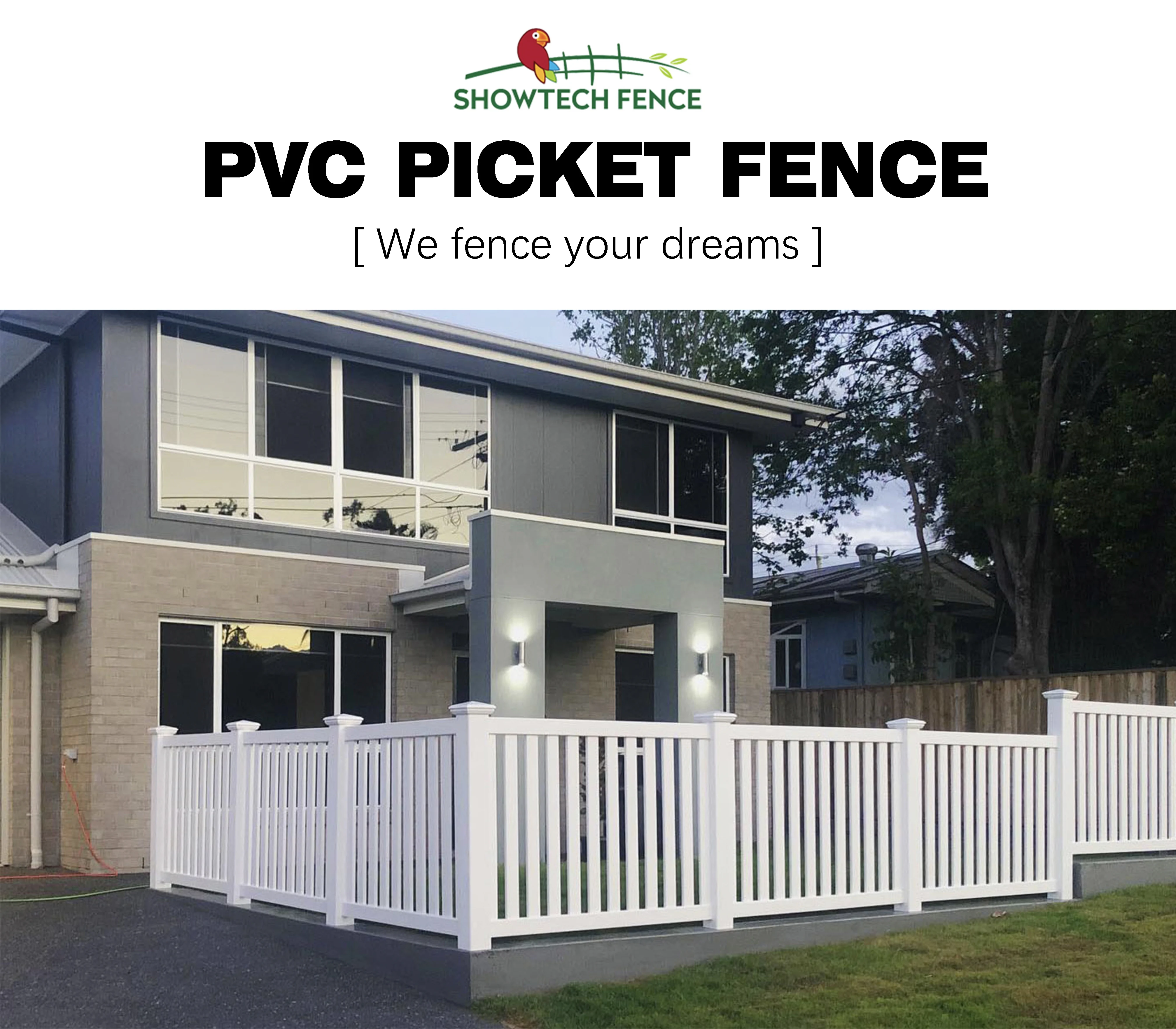 Aluminium Picket Fence White Vinyl Picket Fence Chinese Cedar Fence ...